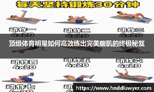 顶级体育明星如何高效练出完美腹肌的终极秘笈
