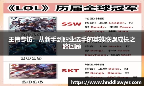 王伟专访：从新手到职业选手的英雄联盟成长之路回顾