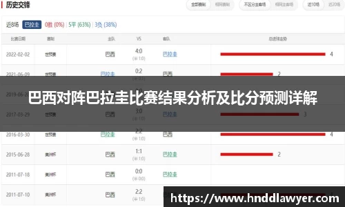 巴西对阵巴拉圭比赛结果分析及比分预测详解